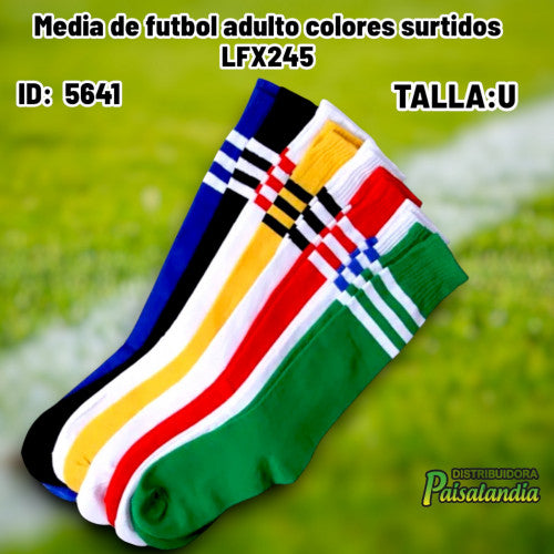 Media de futbol adulto colores surtidos LFX245 (DC)