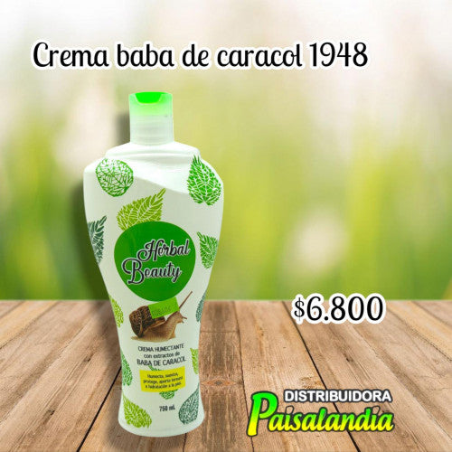 Crema baba de caracol 750 ml (UND)