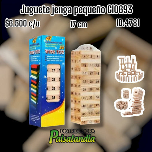Juguete jenga pequeño GI0693 (UND)