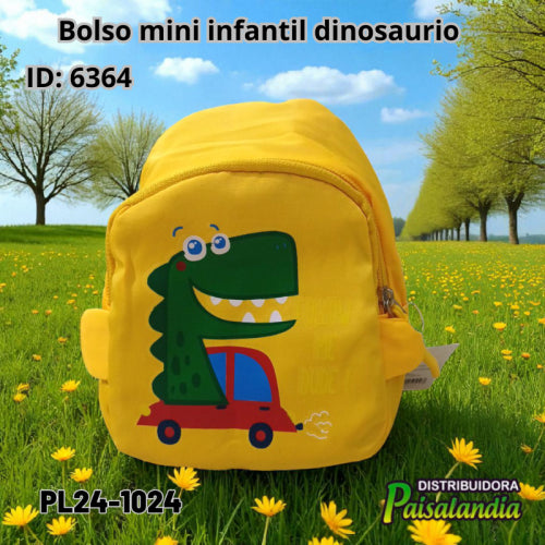 Bolso mini infantil dinosaurio PL24-1024 (UND)