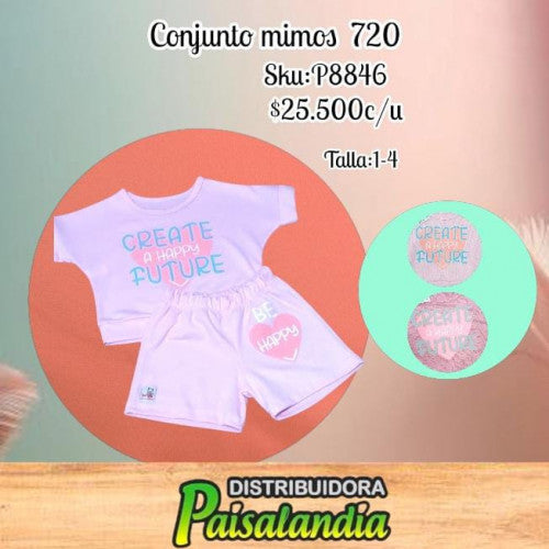 Conjunto Bebé Mimos T. 1-4 ref. 720 (UND)