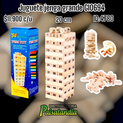 Juguete jenga grande GI0694 (UND)