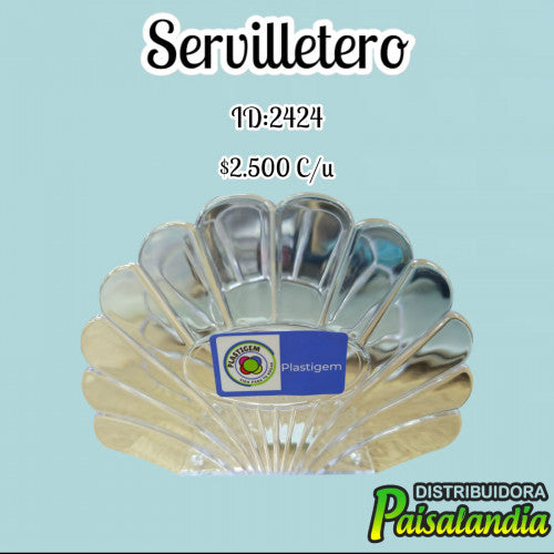 servilletero cristal