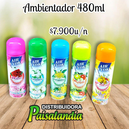 Ambientador 480 ml fragancias surtidas 8156