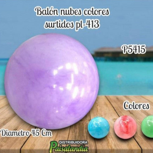 Balón nubes colores surtidos PL-413 (UND)