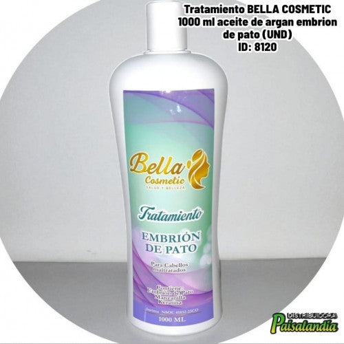 Tratamiento BELLA COSMETIC 1000 ml embrion de pato (UND)