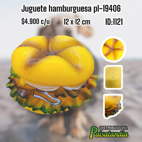 Juguete hamburguesa pl-19406 (UND)