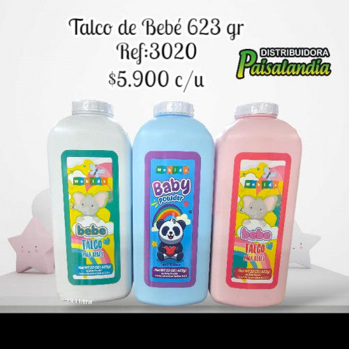Talco de bebé 623 gr (UND)
