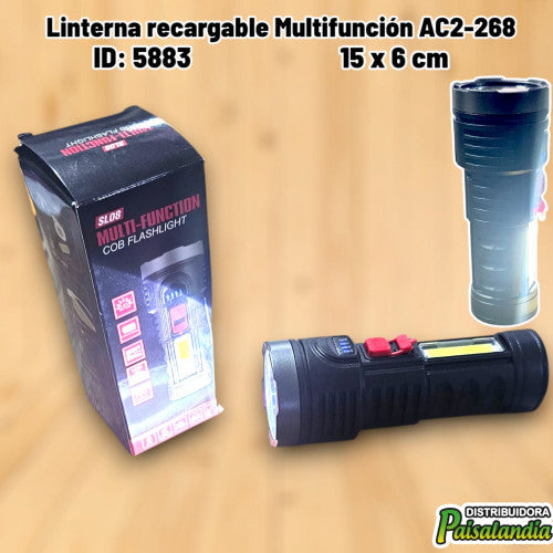 Linterna recargable Multifunción AC2-268 (UND)