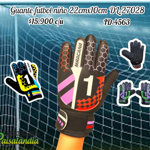 Guante fútbol niño DL-27028 (UND)