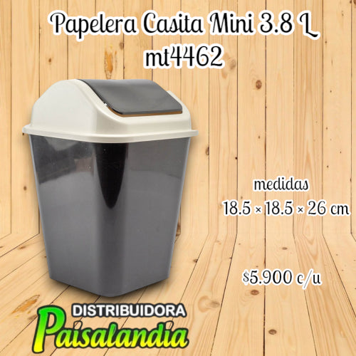 Papelera casita mini Mundiverde (UND)
