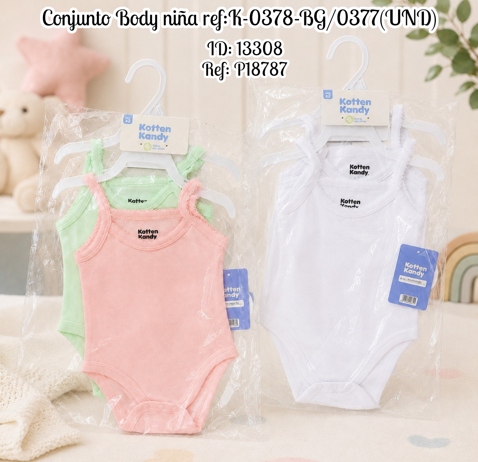 Conjunto Body niña ref:K-0378-BG/0377(UND)