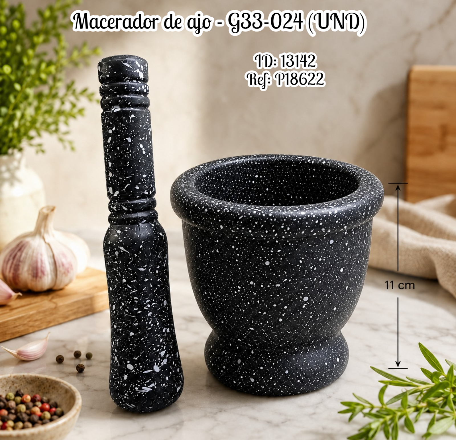 Macerador de ajo - G33-024 (UND)