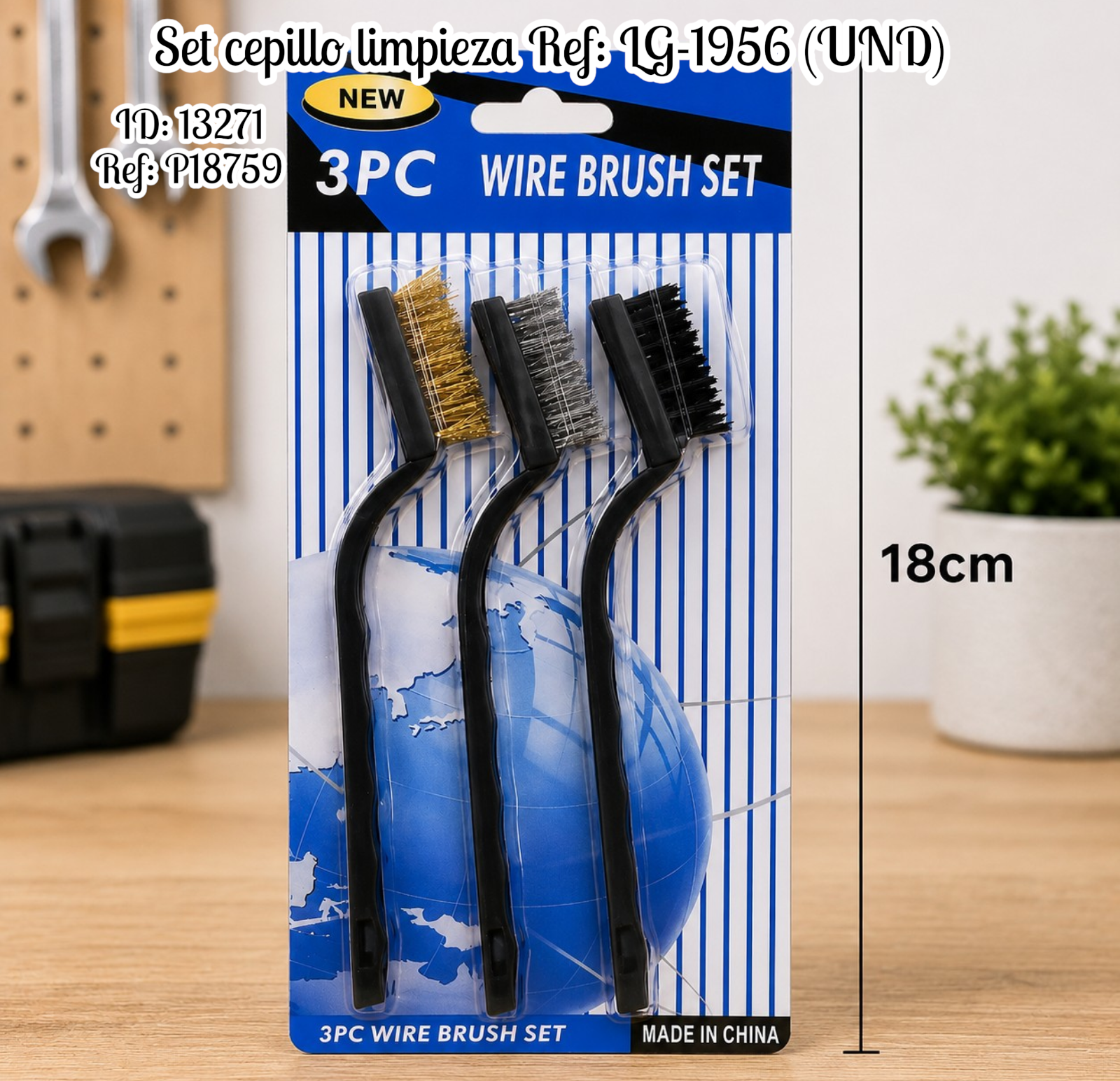 Set cepillo limpieza Ref: LG-1956 (UND)
