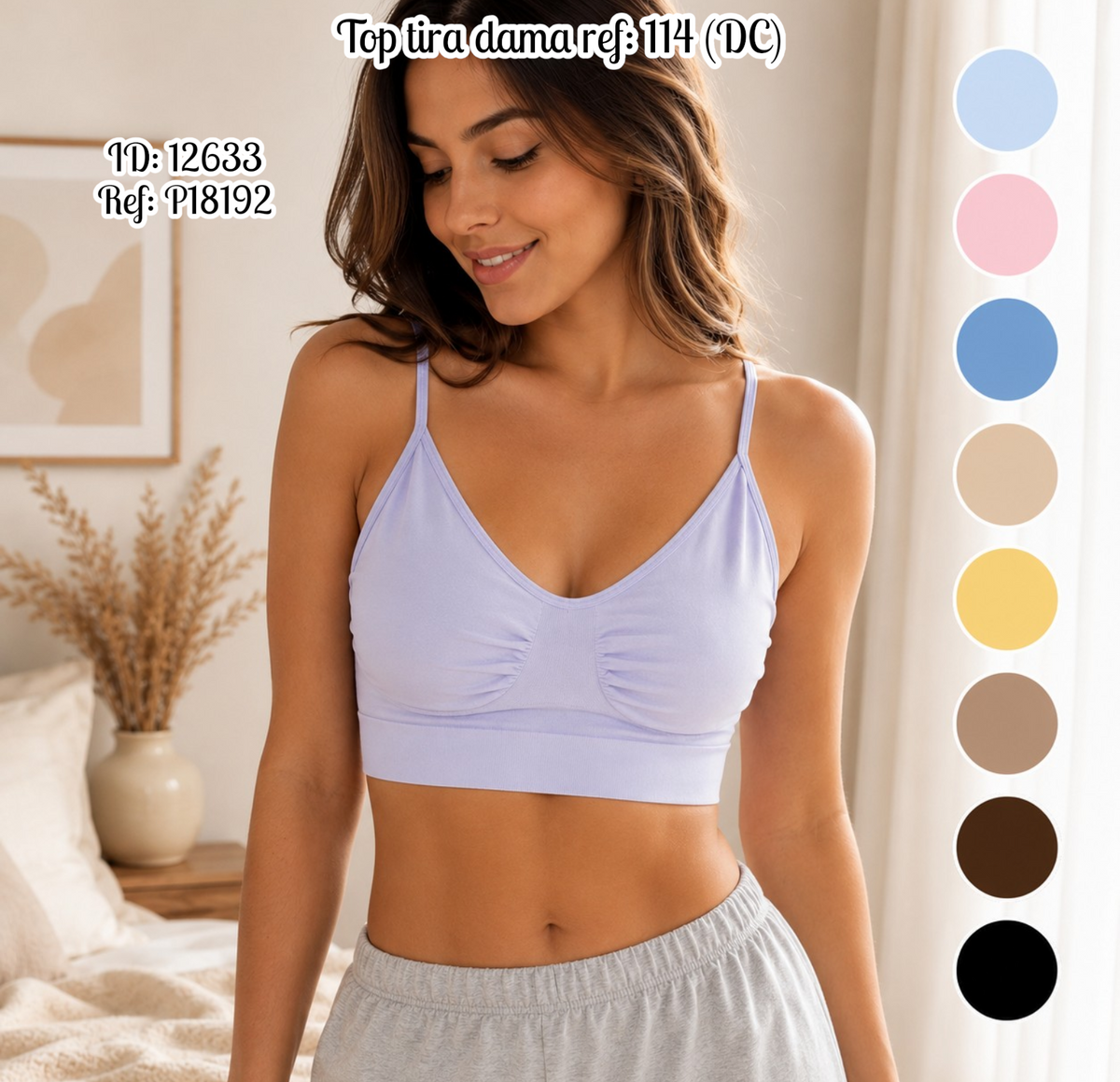 Top tira dama ref: 114 (DC)