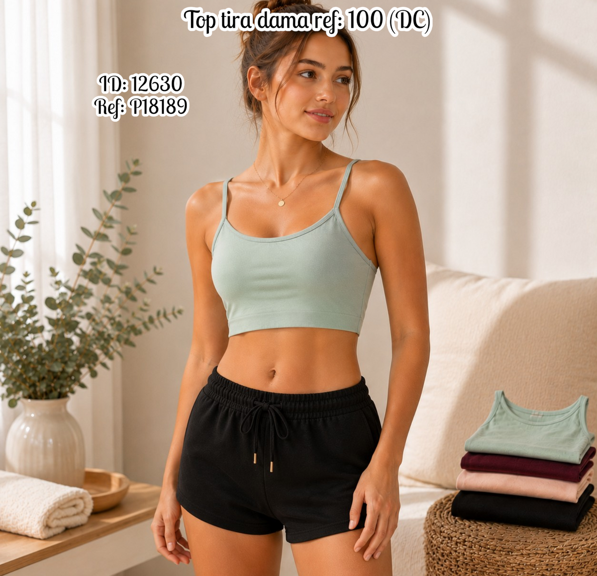 Top tira dama ref: 100 (DC)