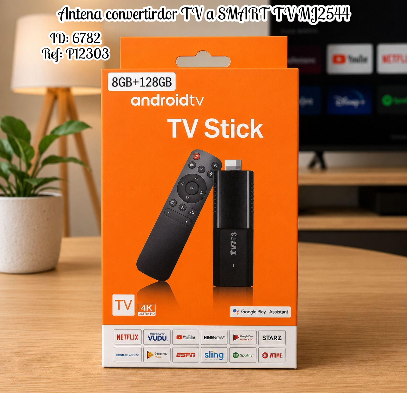 Antena convertirdor TV a SMART TV MJ2544