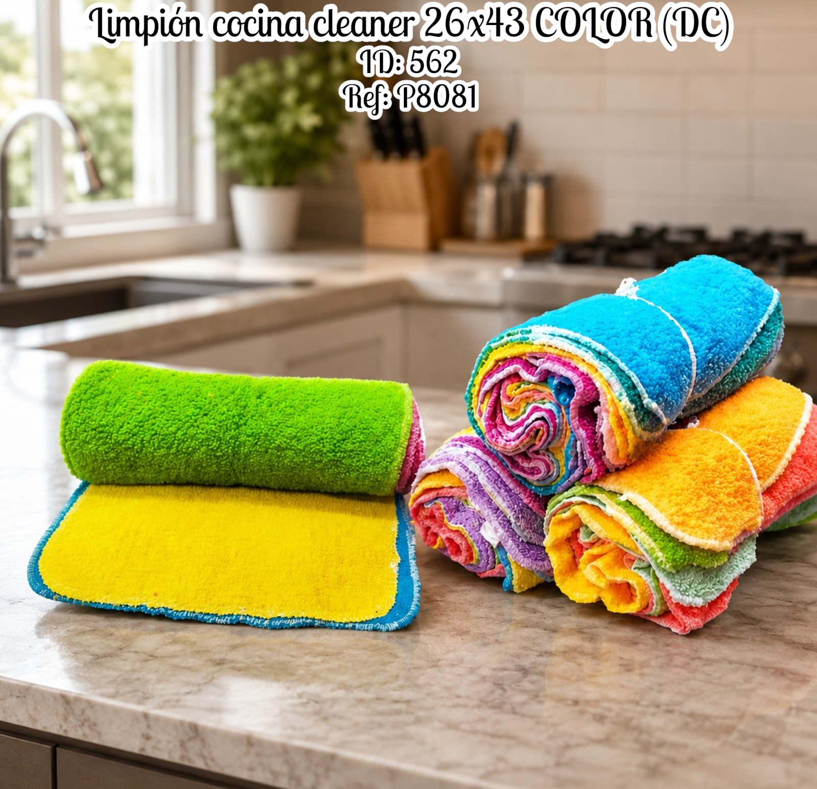 Limpión cocina cleaner 26x43 COLOR (DC)