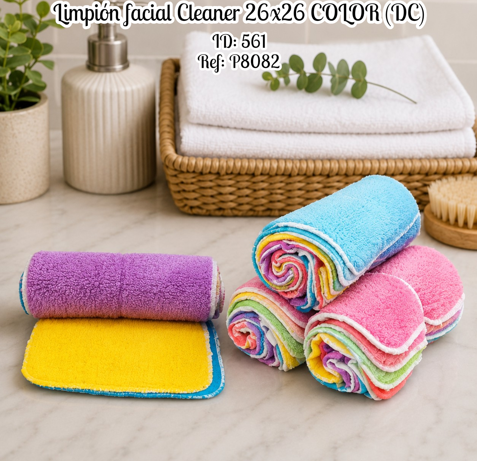 Limpión facial Cleaner 26x26 COLOR (DC)