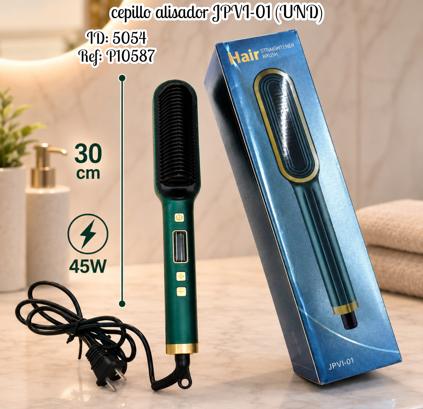 cepillo alisador JPVI-01 (UND)