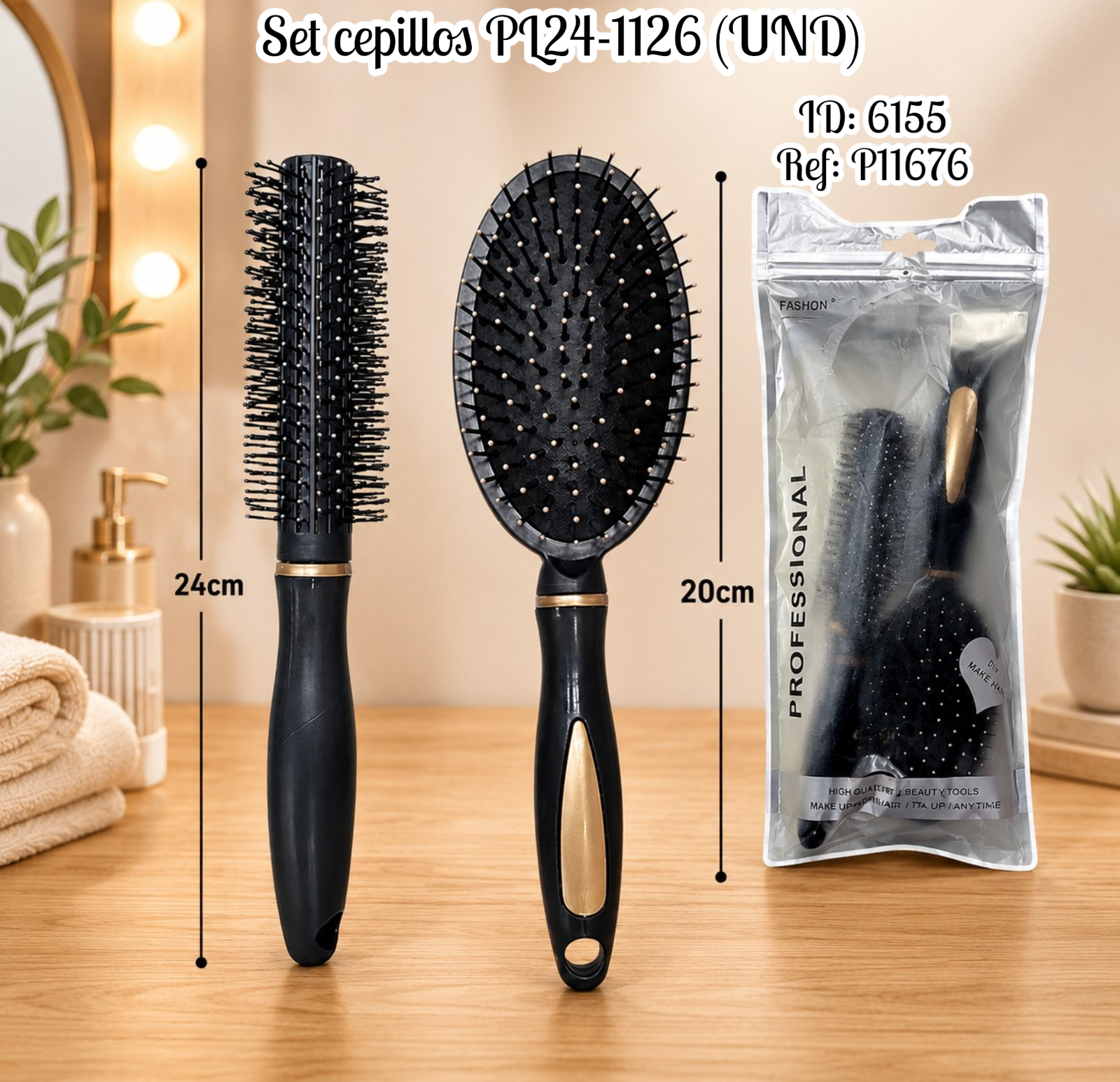 Set cepillos PL24-1126 (UND)