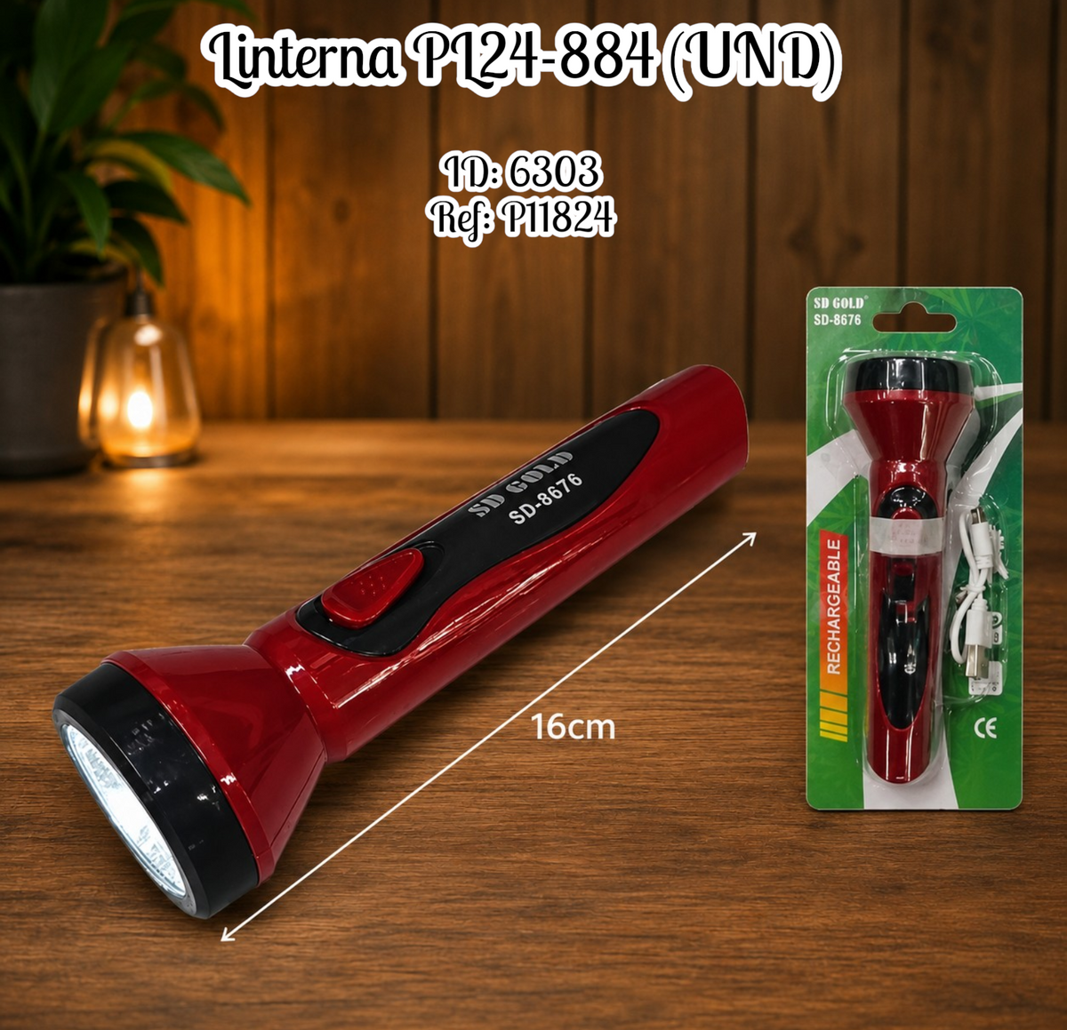 Linterna PL24-884 (UND)