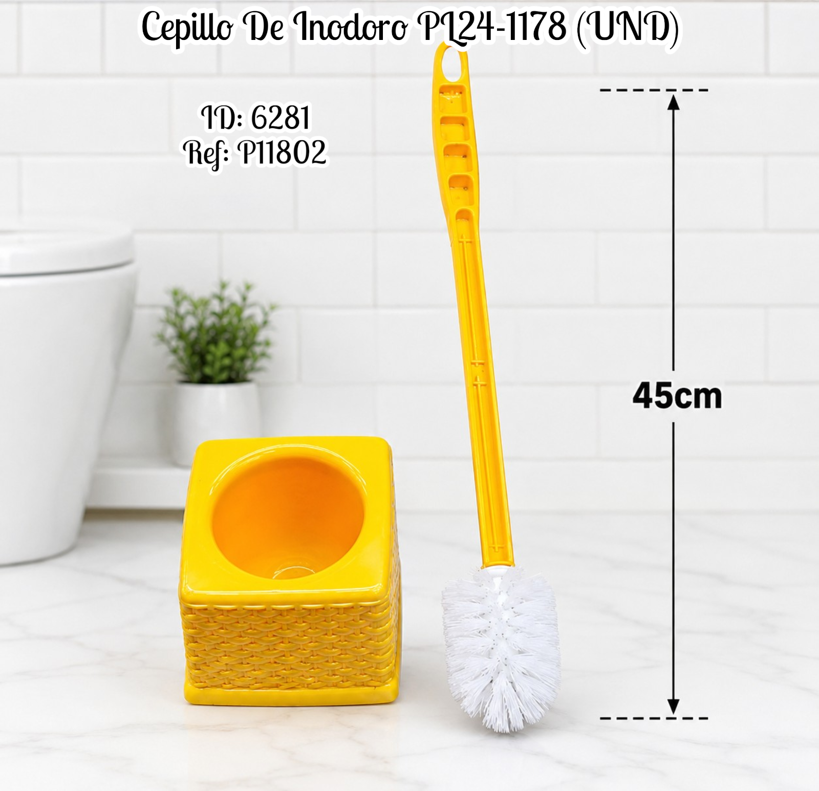 Cepillo De Inodoro PL24-1178 (UND)