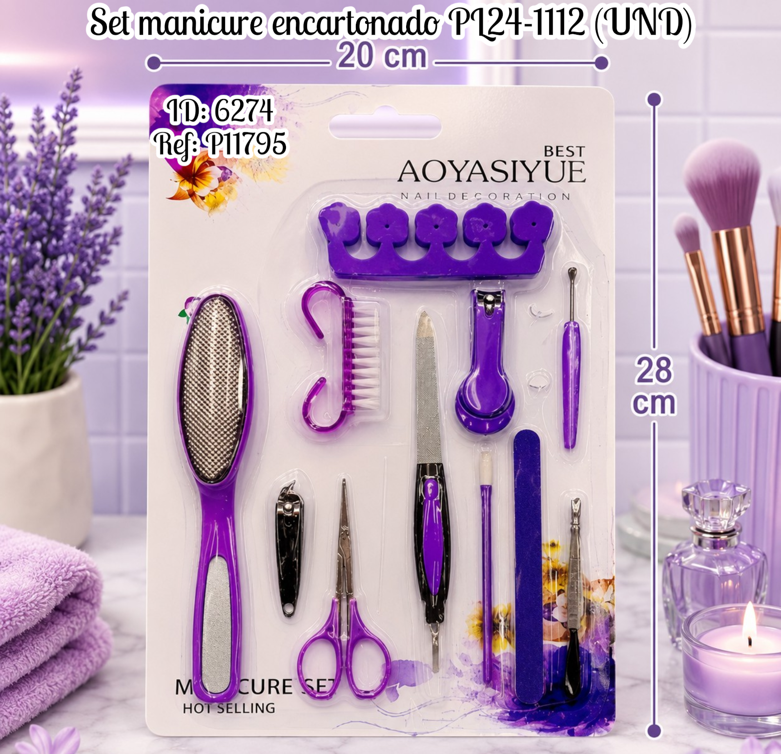 Conjunto De Uñas PL24-1112 (UND)