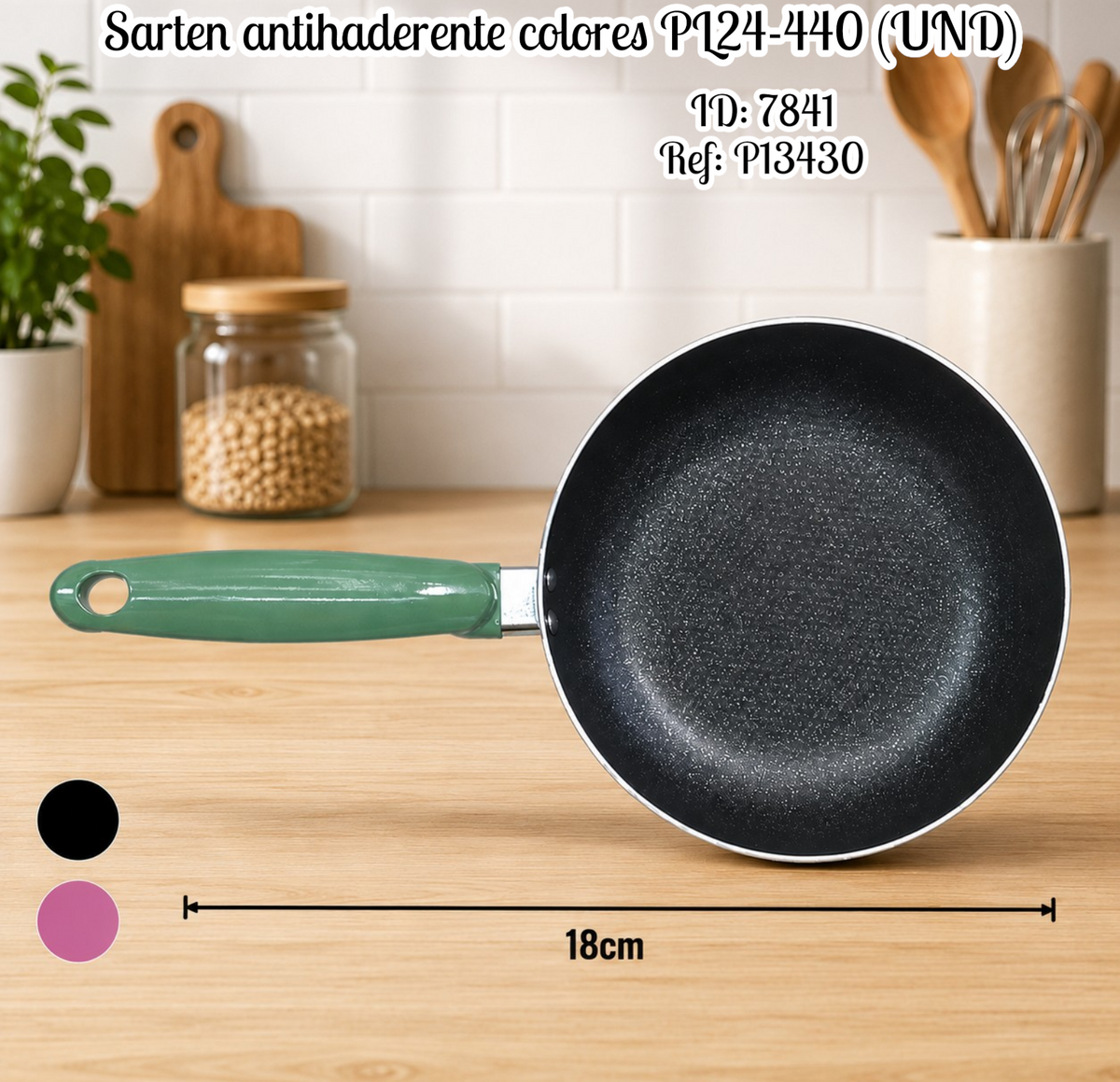 Sarten antihaderente colores PL24-440 (UND)