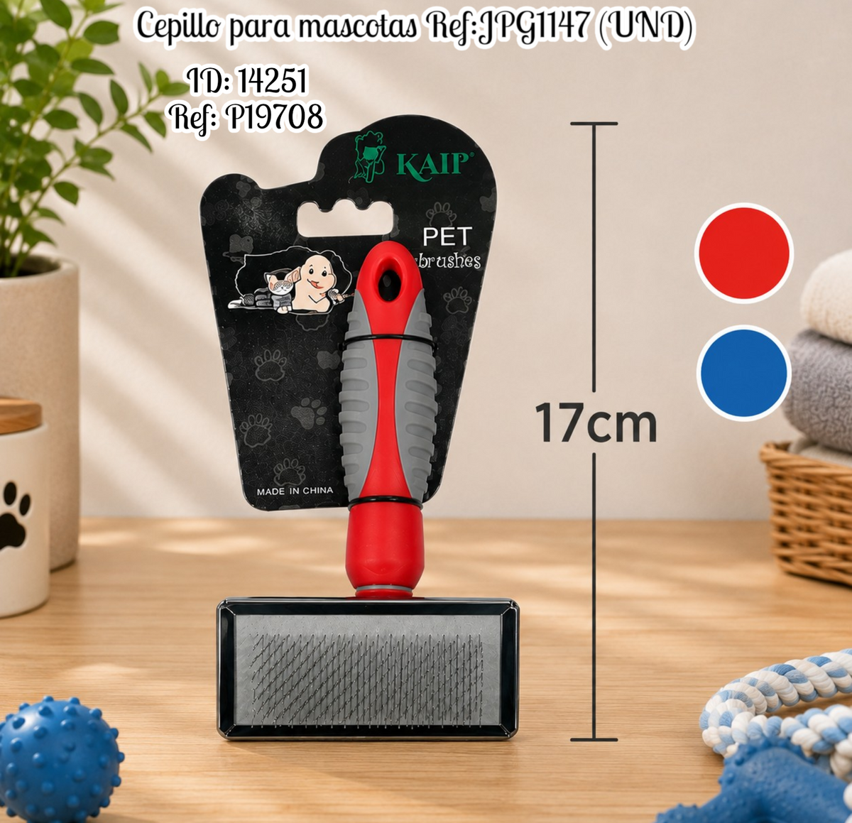Cepillo para mascotas Ref:JPG1147 (UND)