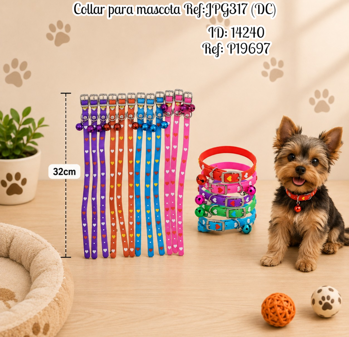 Collar para mascota Ref:JPG317 (DC)