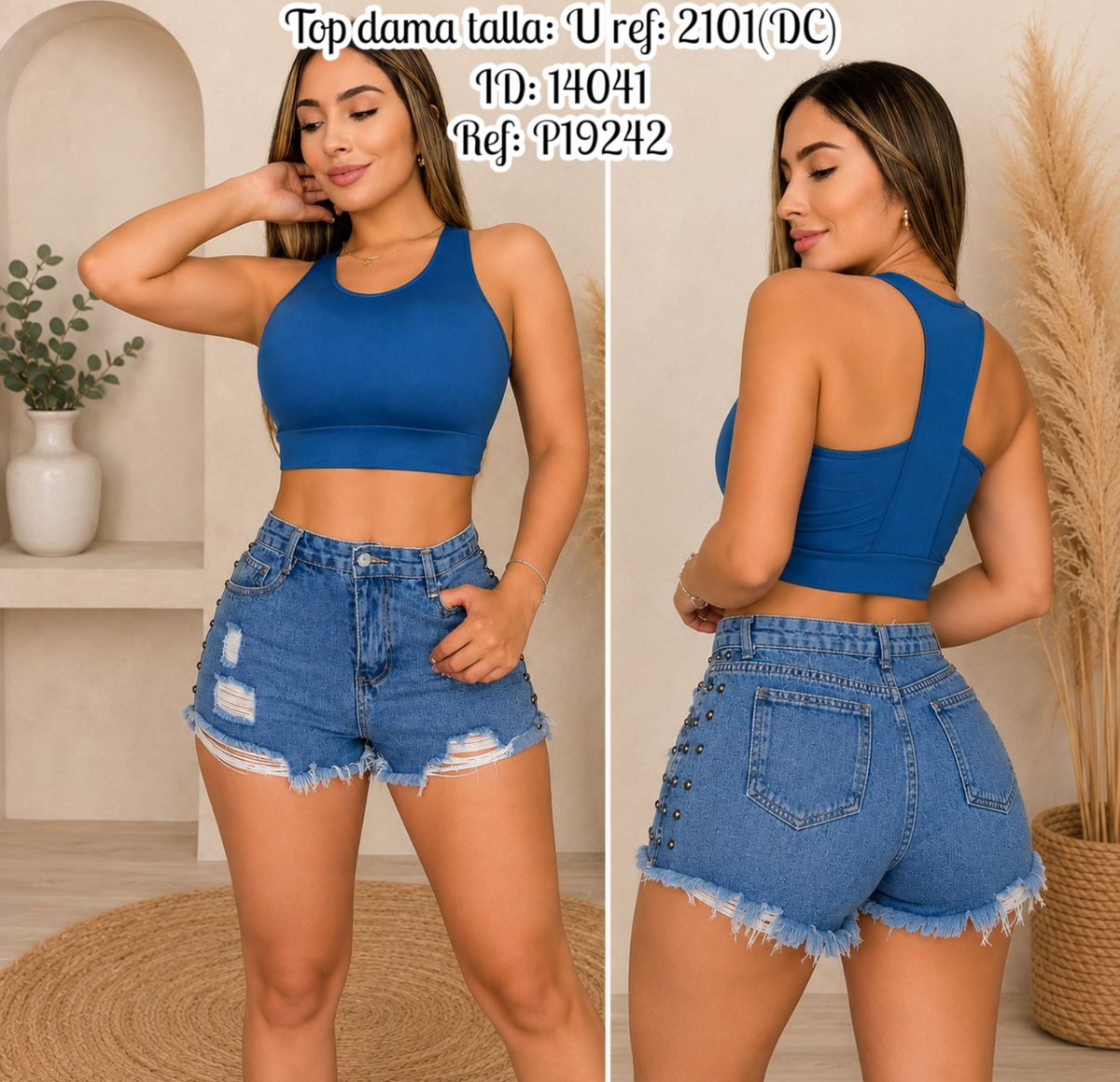Top dama talla: U ref: 2101(DC)