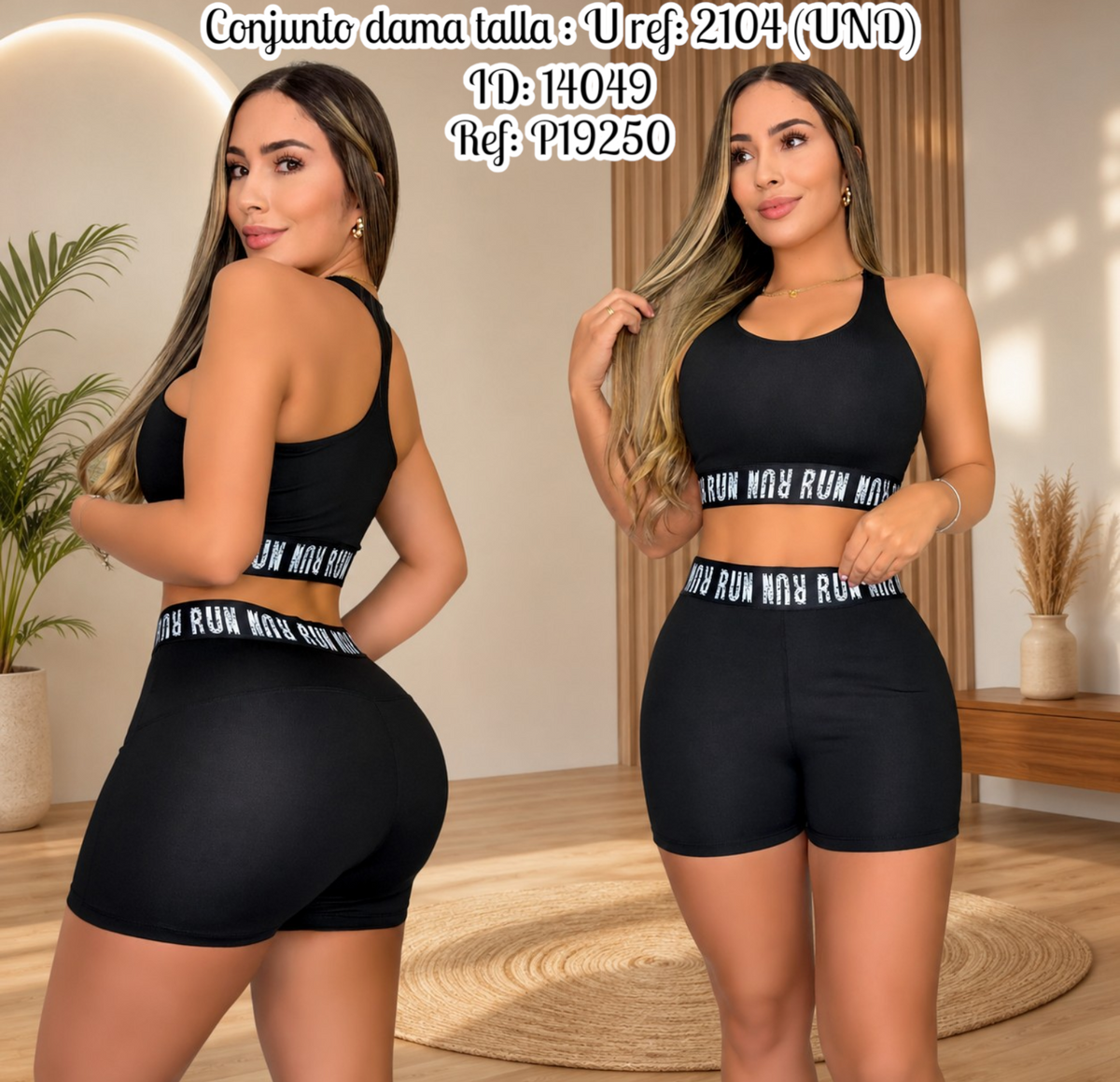 Conjunto dama talla : U ref: 2104 (UND)