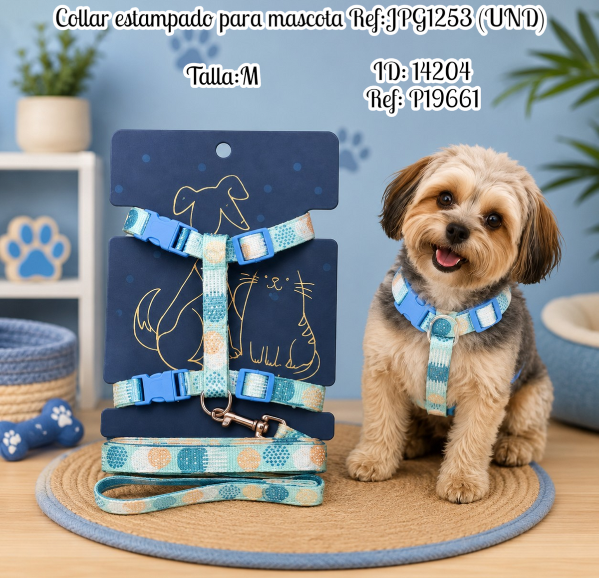 Collar estampado para mascota Ref:JPG1253 (UND)