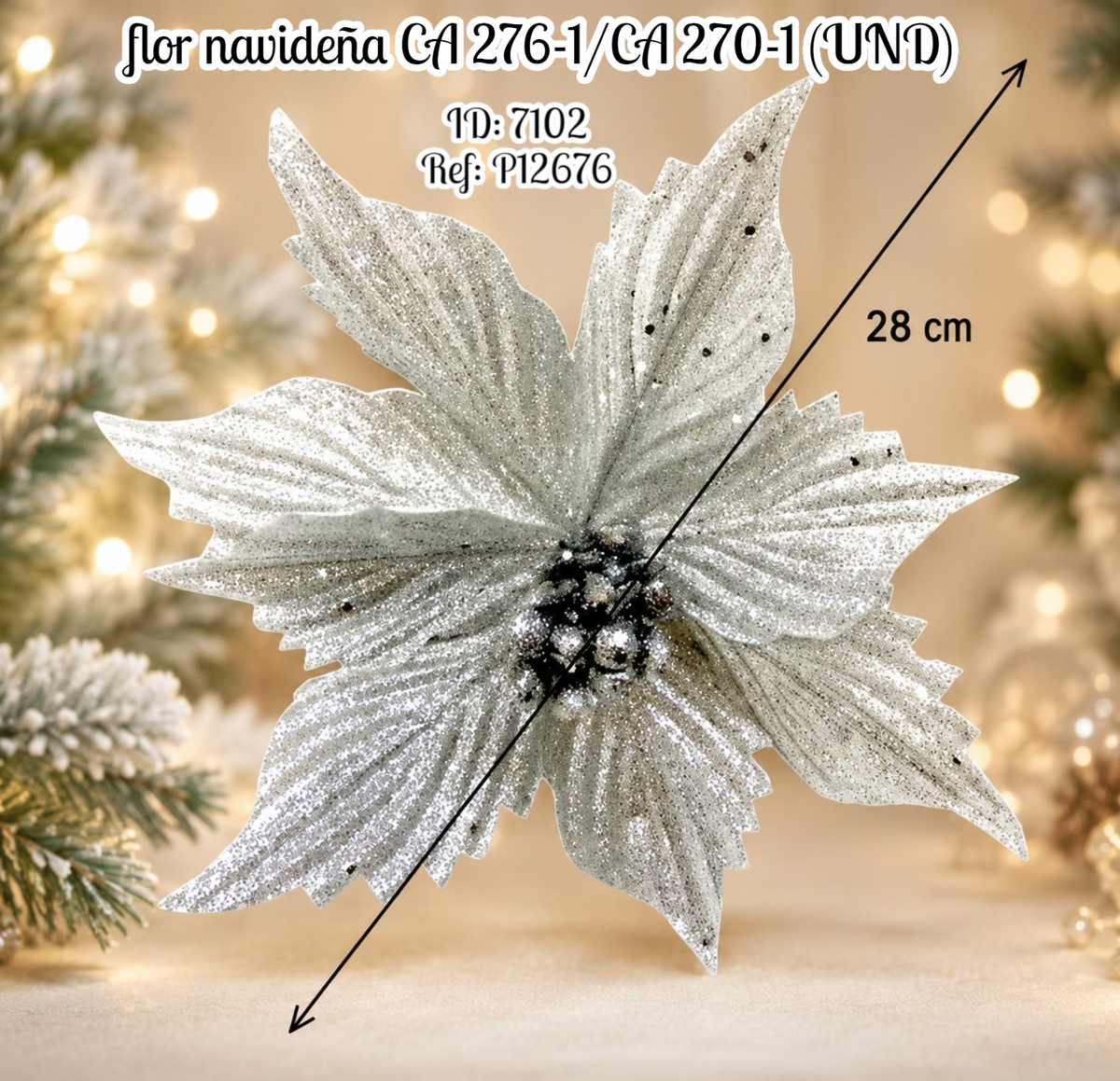 flor navideña CA 276-1 (UND)