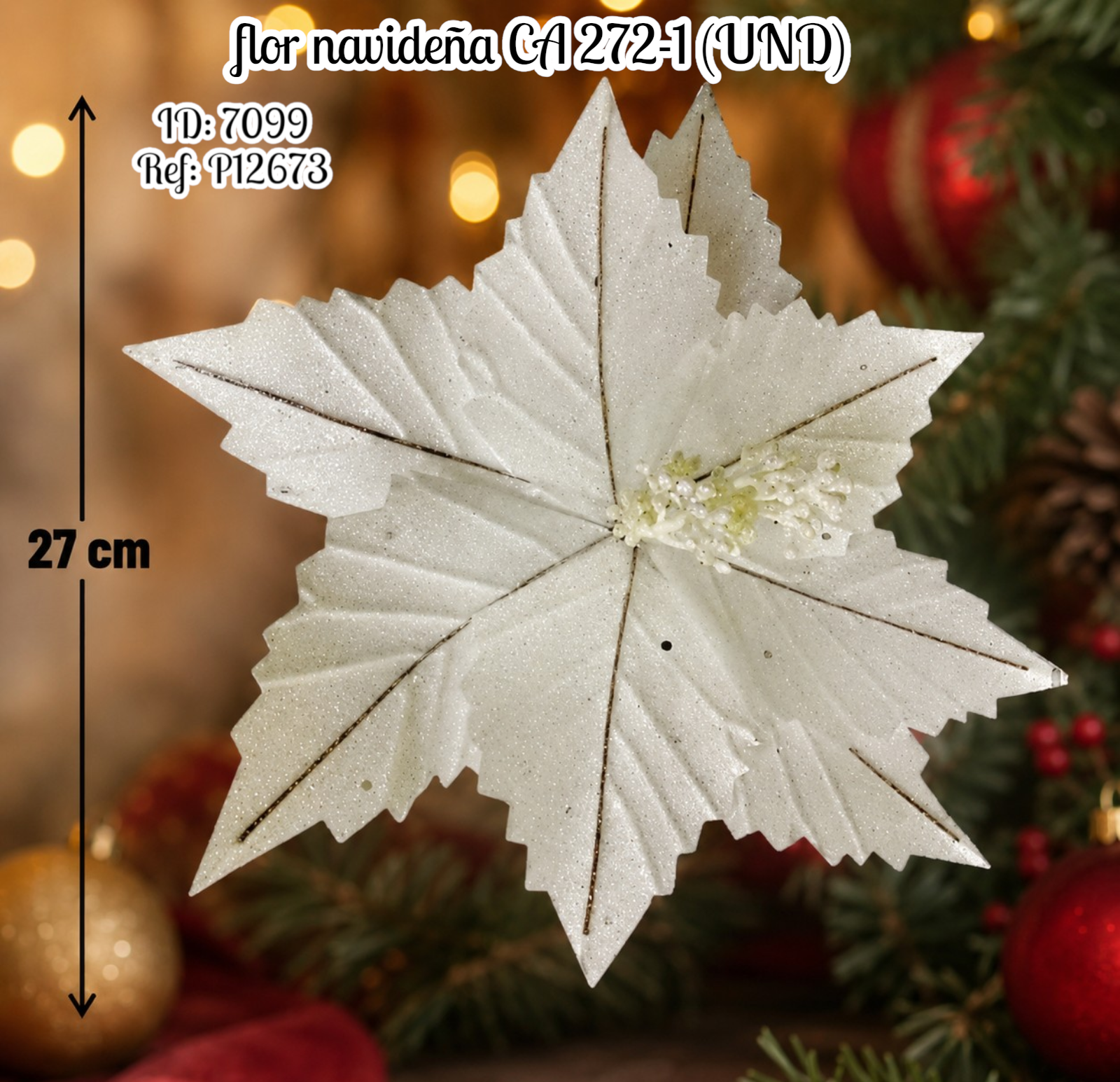 flor navideña CA 272-1 (UND)