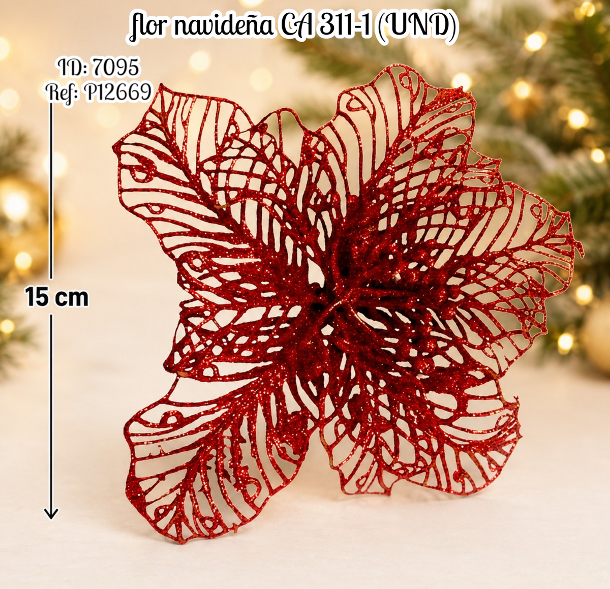 flor navideña CA 311-1 (UND)