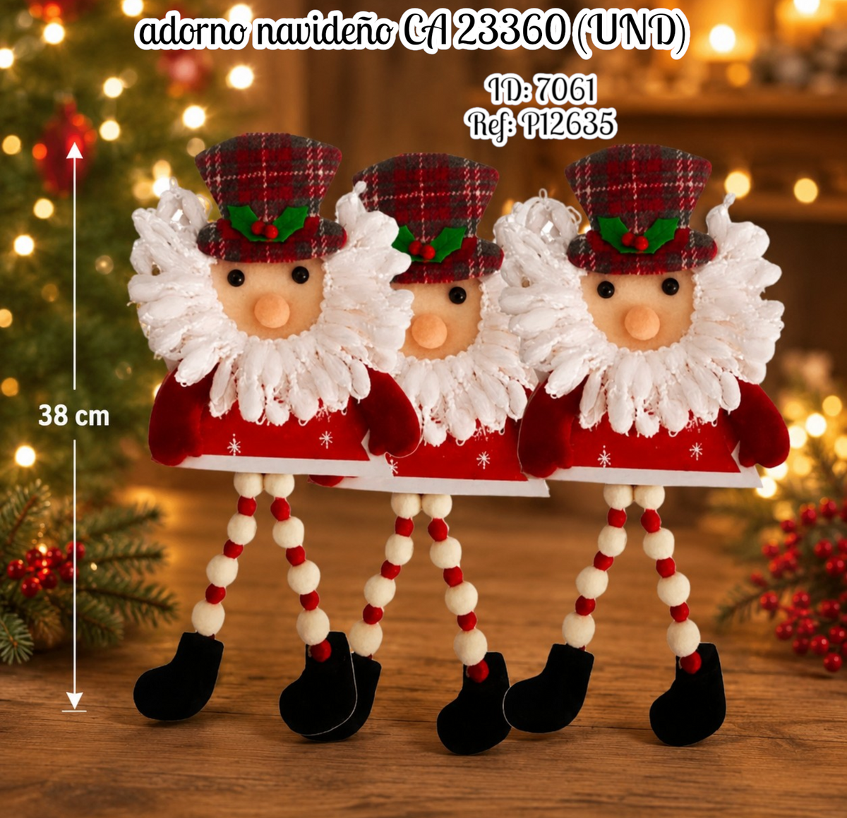 adorno navideño CA 23360 (UND)