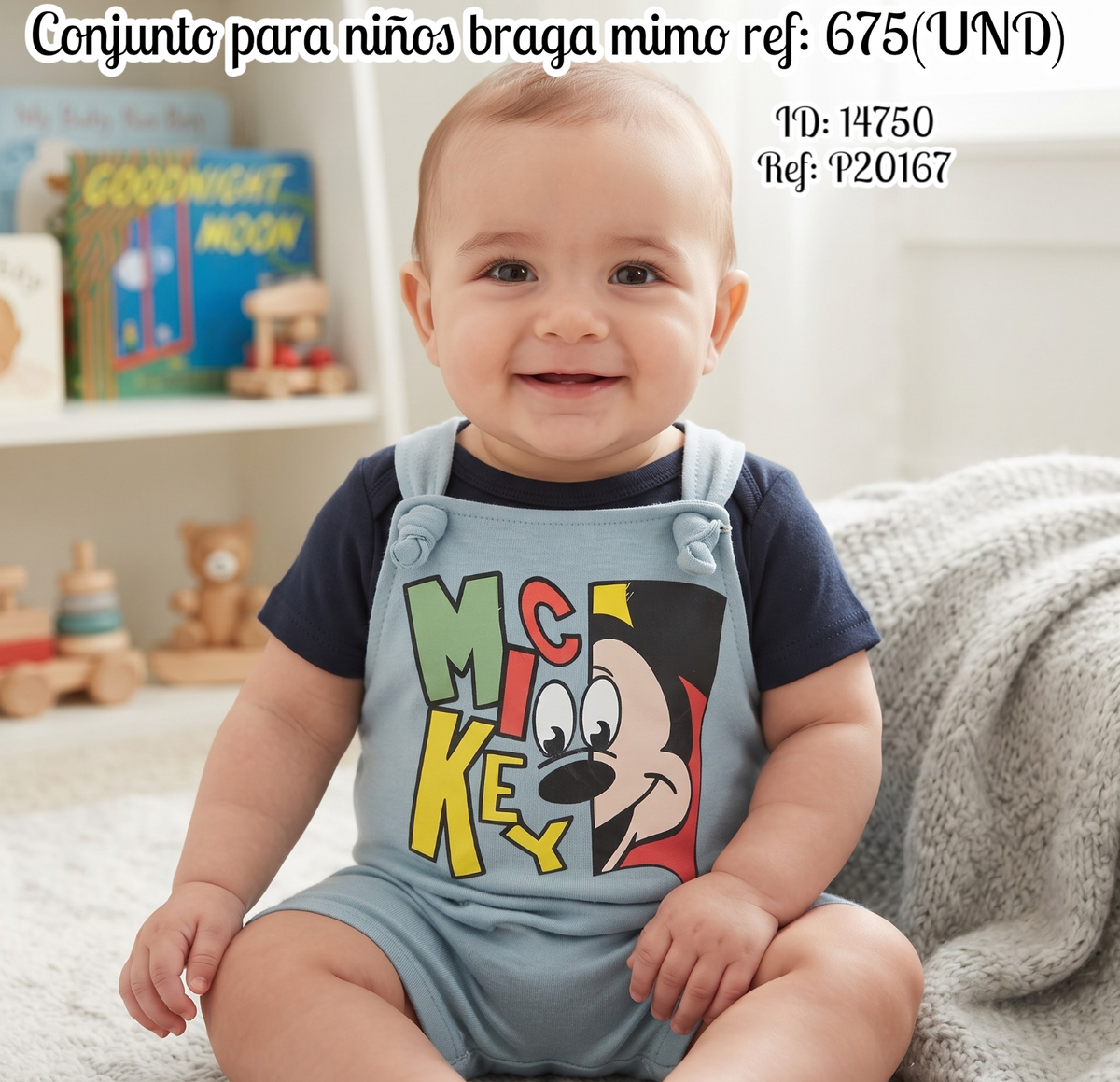 Conjunto para niños braga mimo ref: 675(UND)