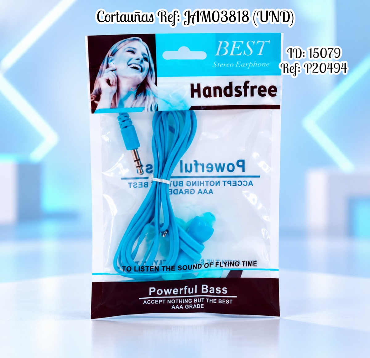 Auriculares cable Ref: JAM02551 (UND)