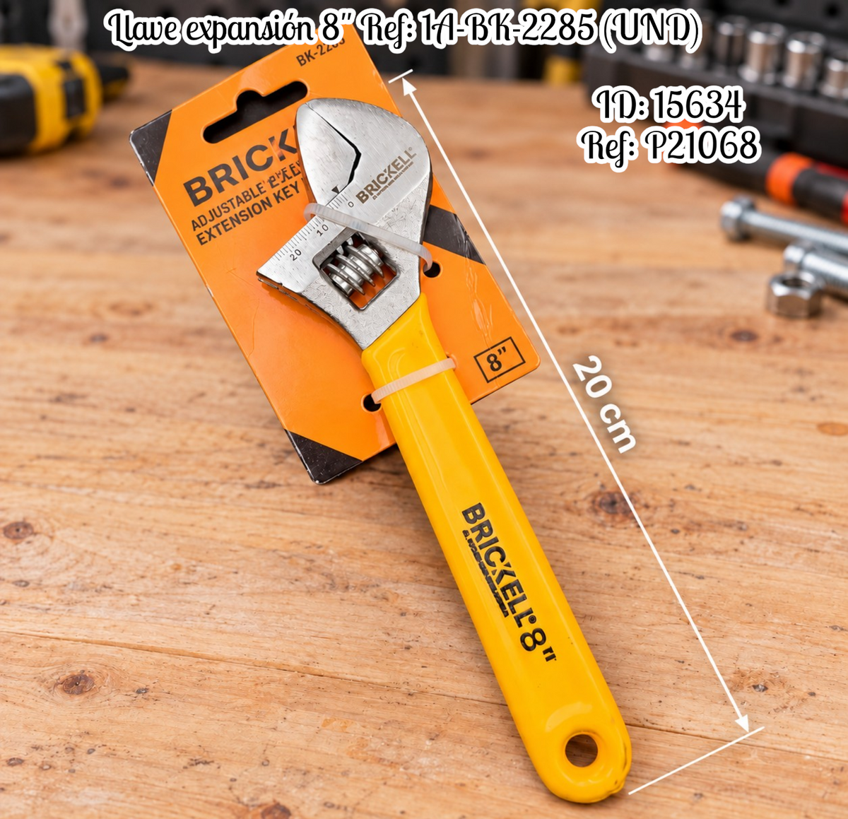 Llave expansión 8" Ref: 1A-BK-2285 (UND)