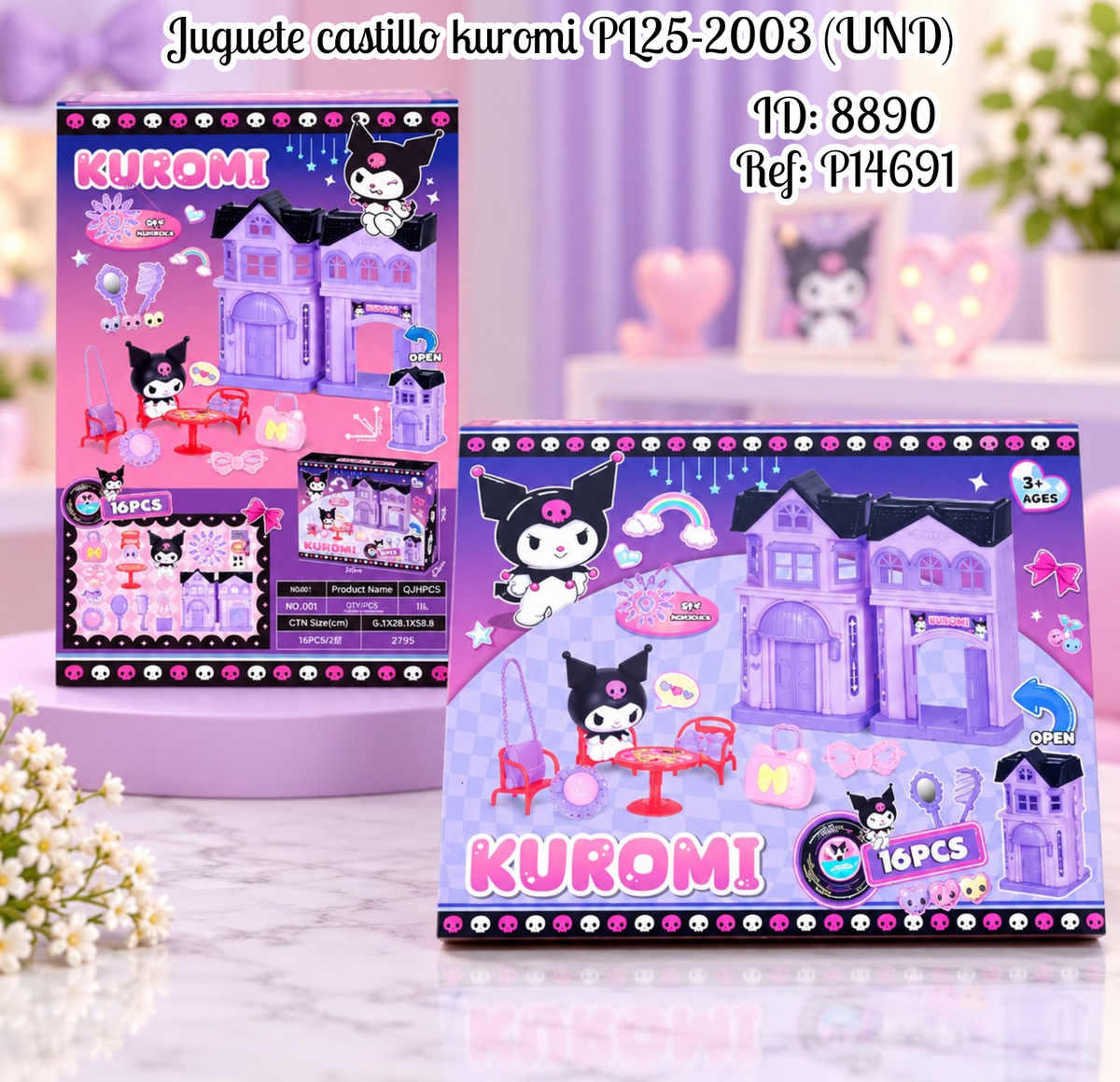 Juguete castillo kuromi PL25-2003 (UND)