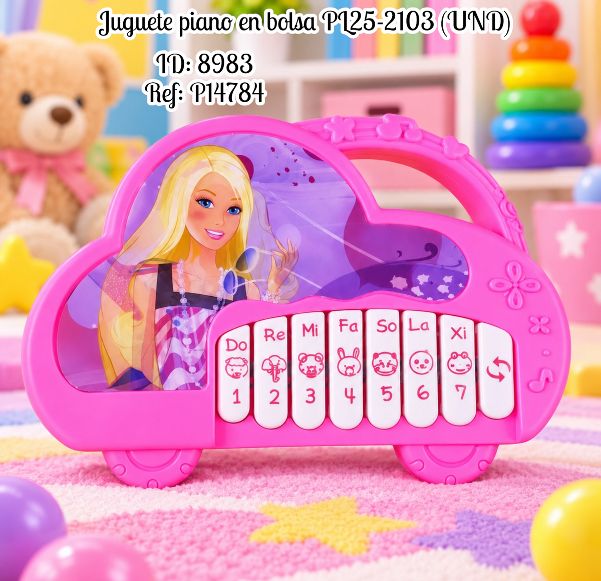 Juguete piano en bolsa PL25-2103 (UND)