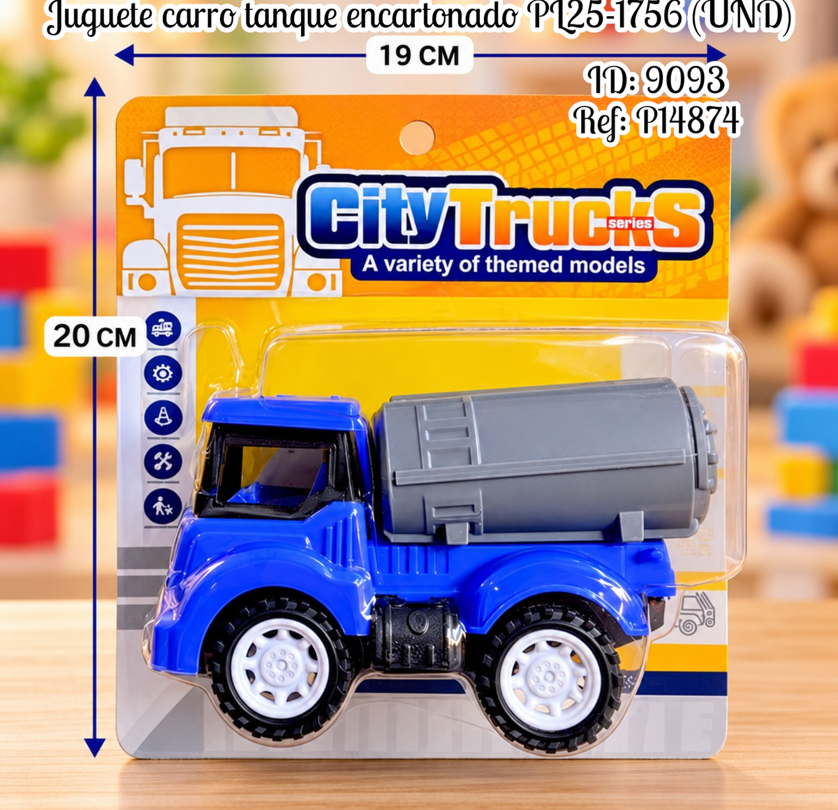Juguete carro tanque encartonado al por mayor – Ref. PL25-1756