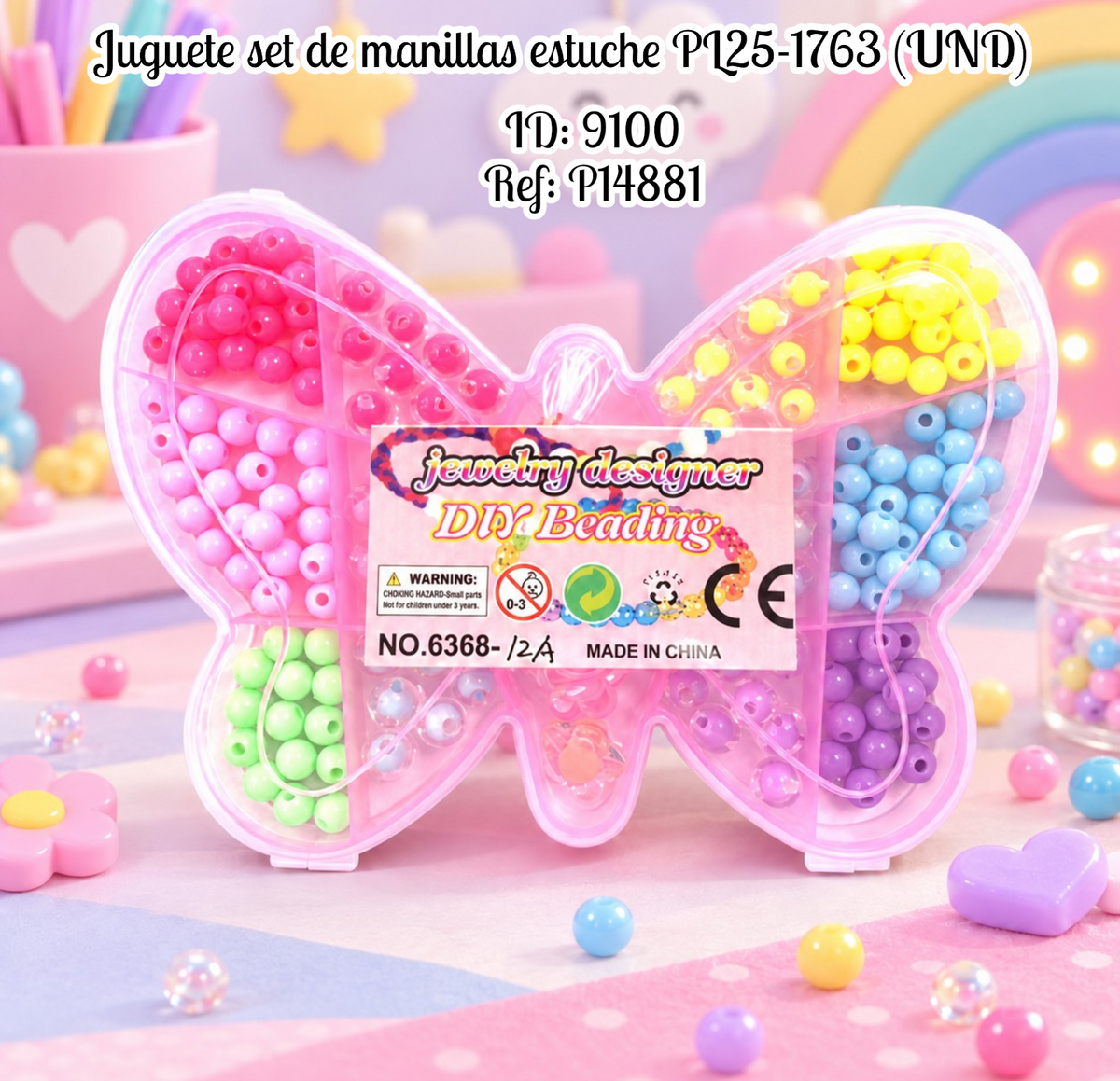 Juguete set de manillas estuche PL25-1763 (UND)