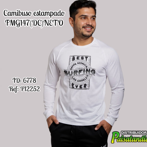 Camibuso estampado FMG147(DC)NETO