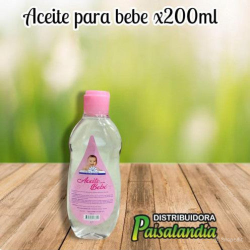 Aceite para bebé x200 ml (UND)