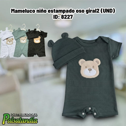 Mameluco niño estampado oso giral2 (UND)