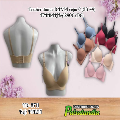 Brasier dama DANIA copa C (38-44) F7BRALINA240C (DC)