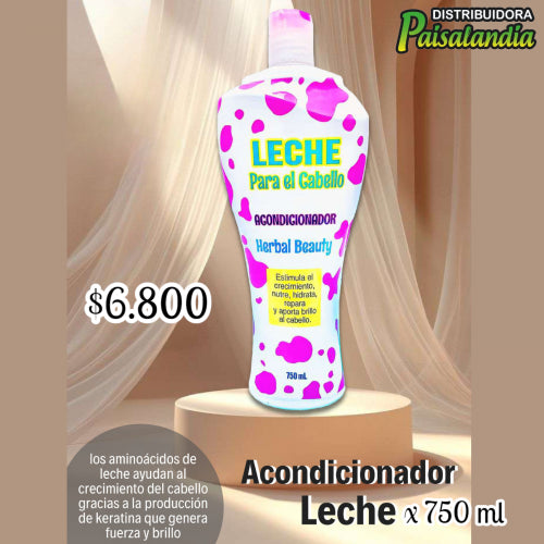 Acondicionador capilar leche x750 (UND)